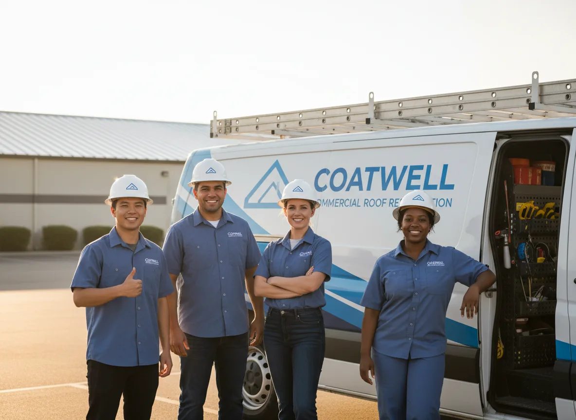 Commercial roof coating company in Healdton, OK